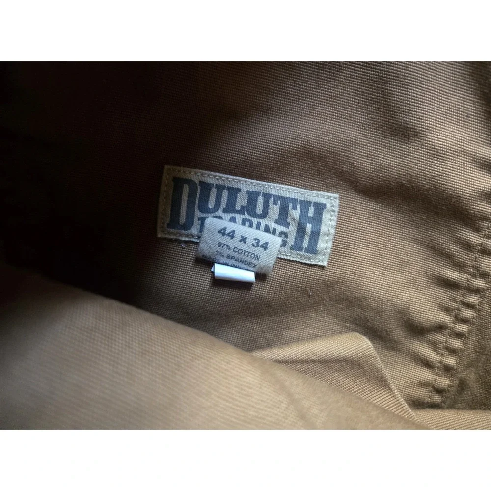 Duluth Trading Co Men's 44x34 Flex Firehose Pants Brown EUC